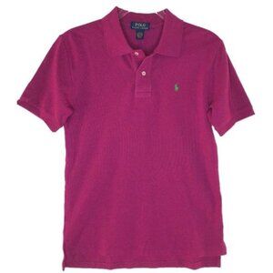 Girls Polo Ralph Lauren Dark Raspberry Polo Shirt